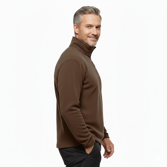 Men’s Fleece Pullover – Warm Winter Outdoor Sweatshirt