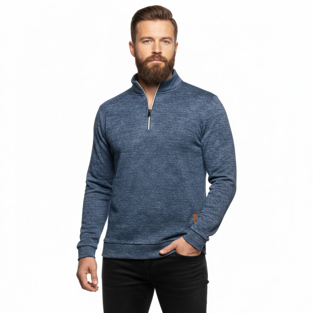Half-Zip Long Sleeve Shirt – Lightweight Stretch – Outdoor Comfort
