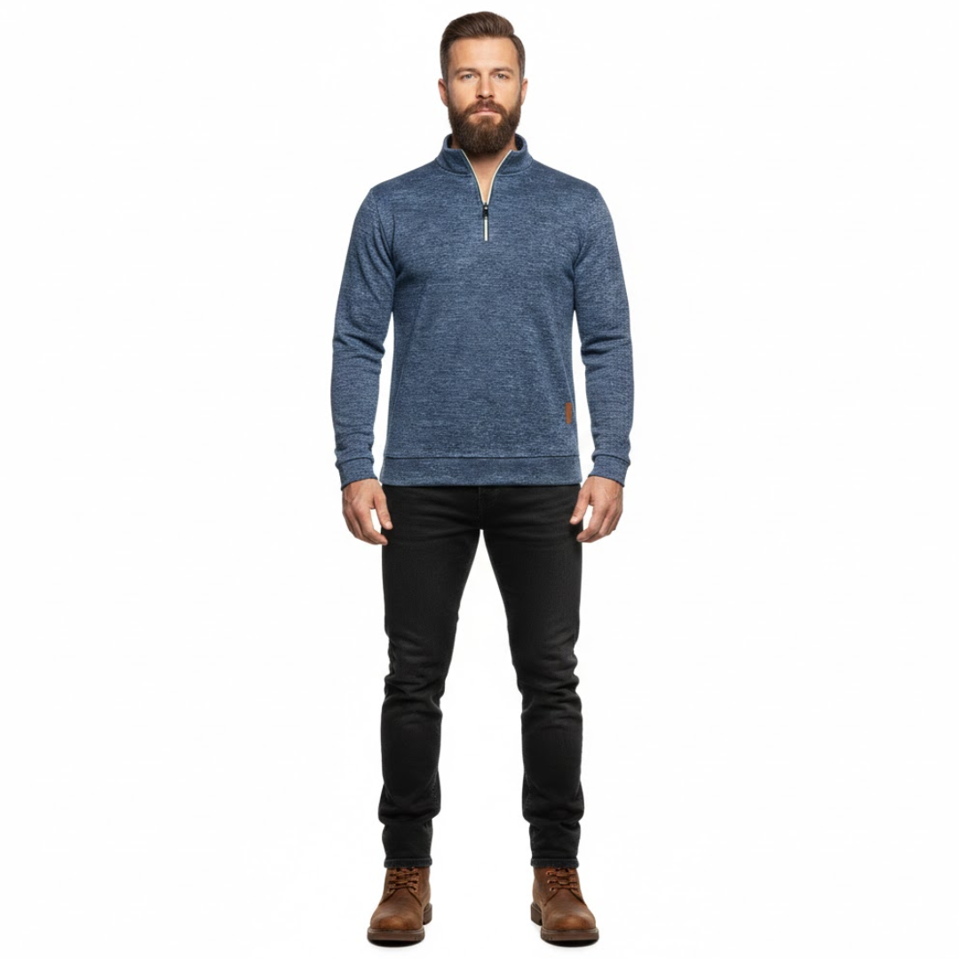 Half-Zip Long Sleeve Shirt – Lightweight Stretch – Outdoor Comfort