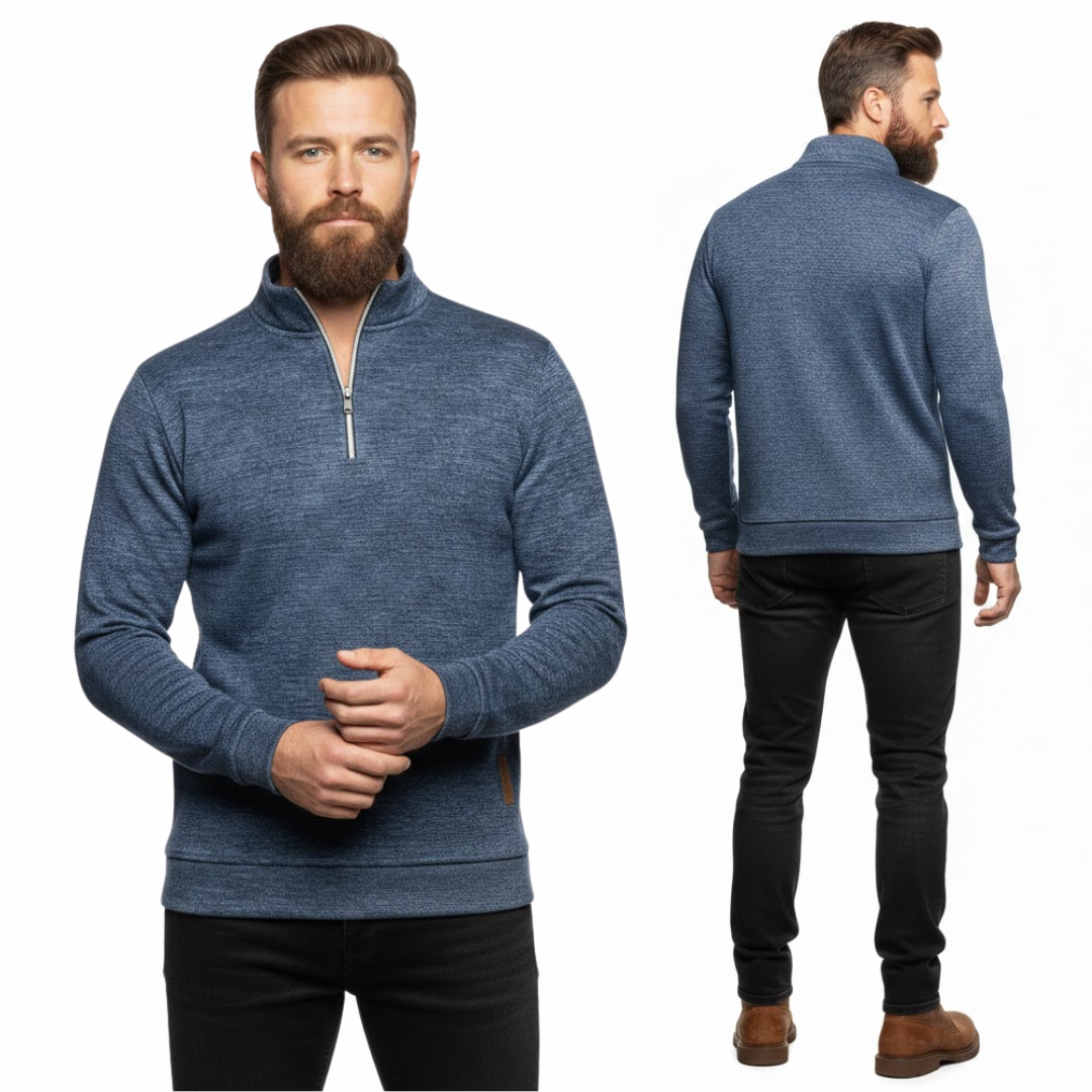 Half-Zip Long Sleeve Shirt – Lightweight Stretch – Outdoor Comfort