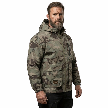 Men's Outdoor Hooded Jacket – Camouflage – Water-repellent