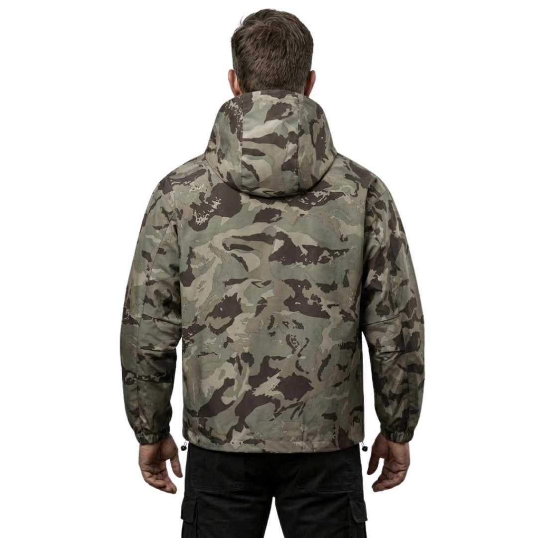 Men's Outdoor Hooded Jacket – Camouflage – Water-repellent