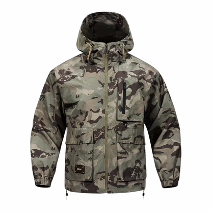 Men's Outdoor Hooded Jacket – Camouflage – Water-repellent