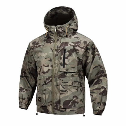 Men's Outdoor Hooded Jacket – Camouflage – Water-repellent