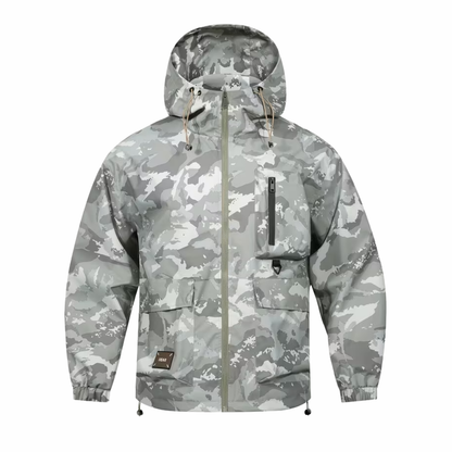 Men's Outdoor Hooded Jacket – Camouflage – Water-repellent