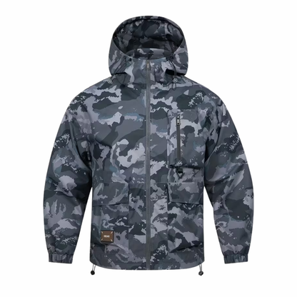 Men's Outdoor Hooded Jacket – Camouflage – Water-repellent