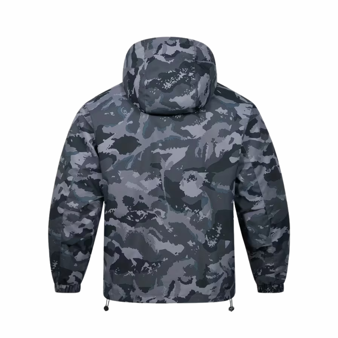 Men's Outdoor Hooded Jacket – Camouflage – Water-repellent