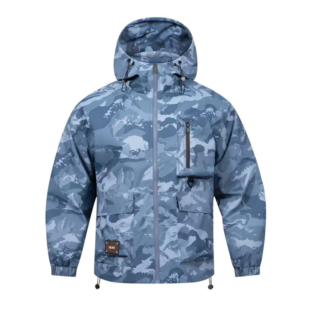 Men's Outdoor Hooded Jacket – Camouflage – Water-repellent