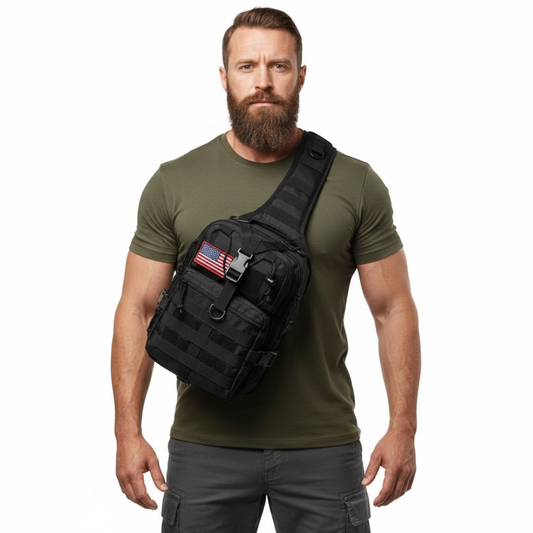 Tactical Sling Bag 25L – Crossbody Pack – Heavy-Duty