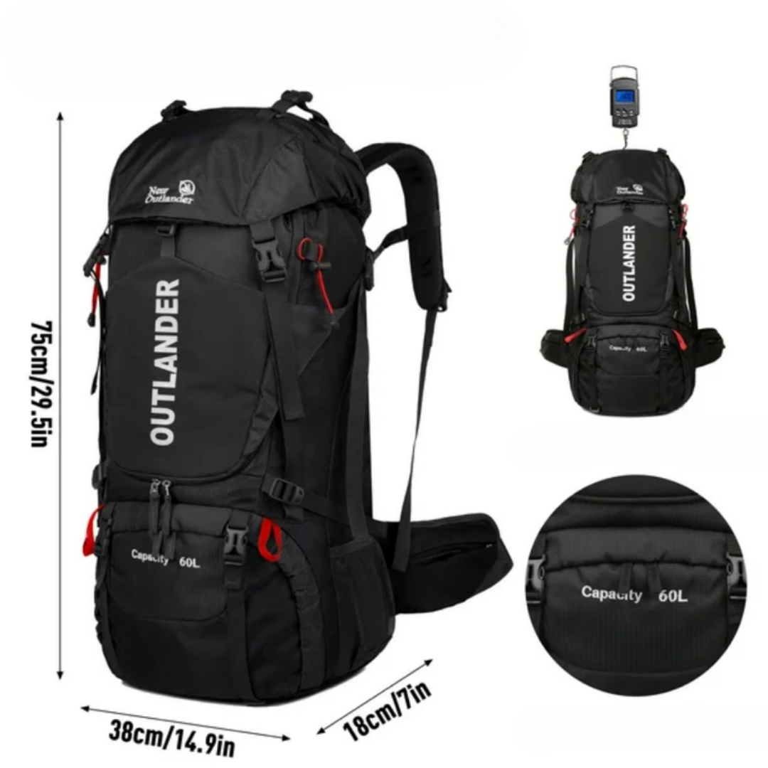 60L Backpack - Trekking - Waterproof