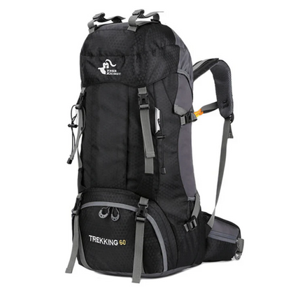 60L Hiking Backpack – Water-Resistant – Trekking