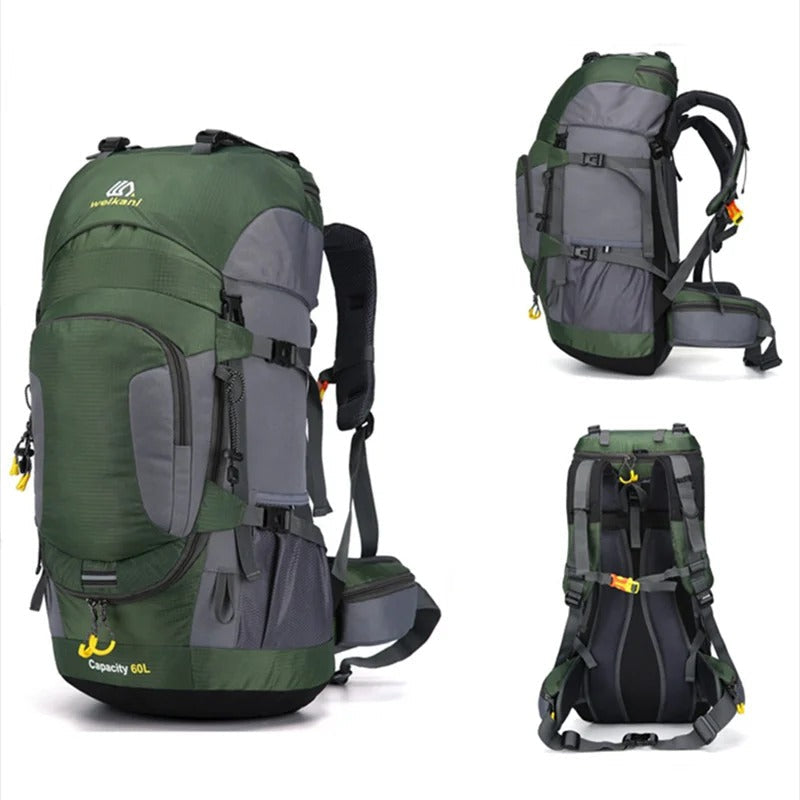 60L Outdoor Backpack – Waterproof - Nylon