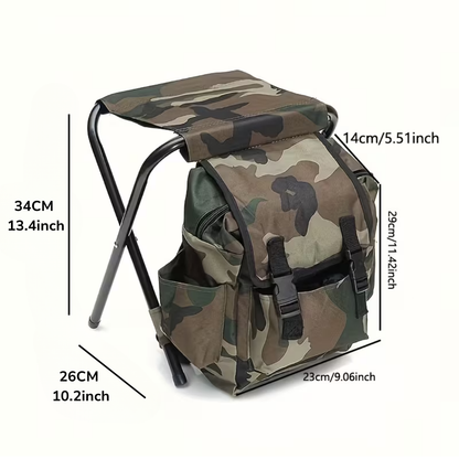 Camping Stool with Bag – Backpack Chair – Portable
