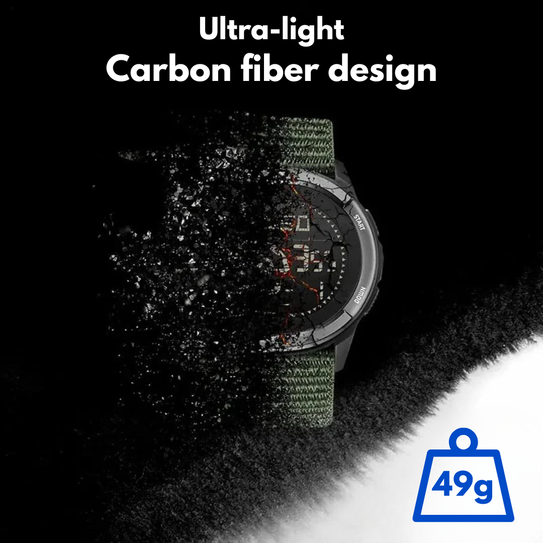 Digital Military Watch – Pedometer & Compass – Waterproof