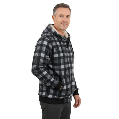 Fleece Hoodie – Sherpa Lined – Winter Jacket