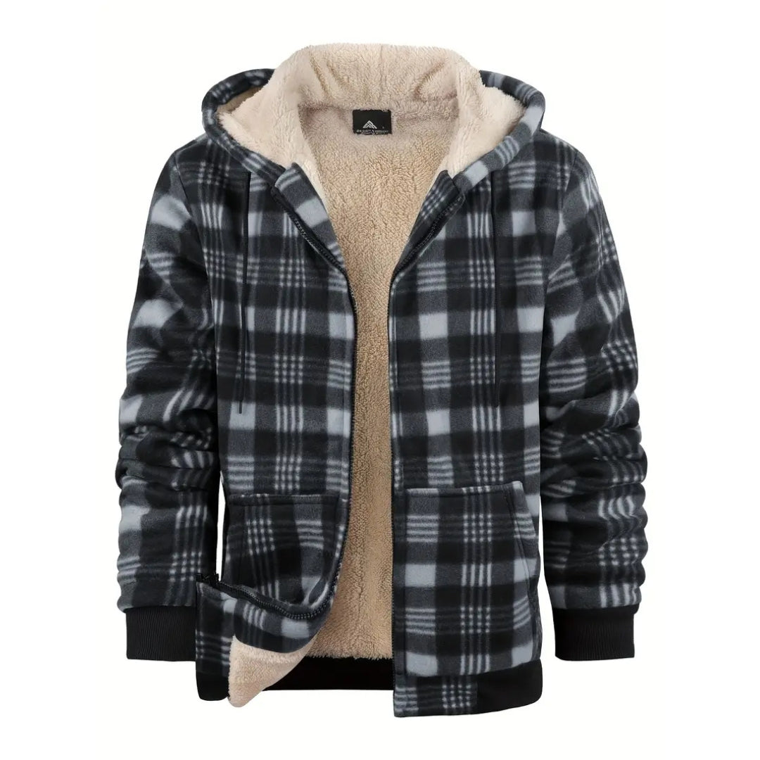 Fleece Hoodie – Sherpa Lined – Winter Jacket