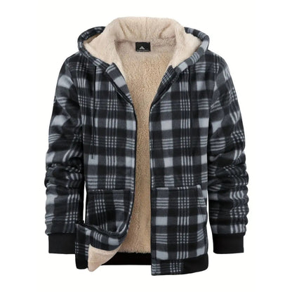 Fleece Hoodie – Sherpa Lined – Winter Jacket