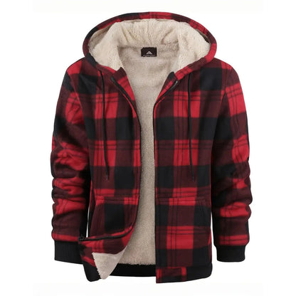 Fleece Hoodie – Sherpa Lined – Winter Jacket