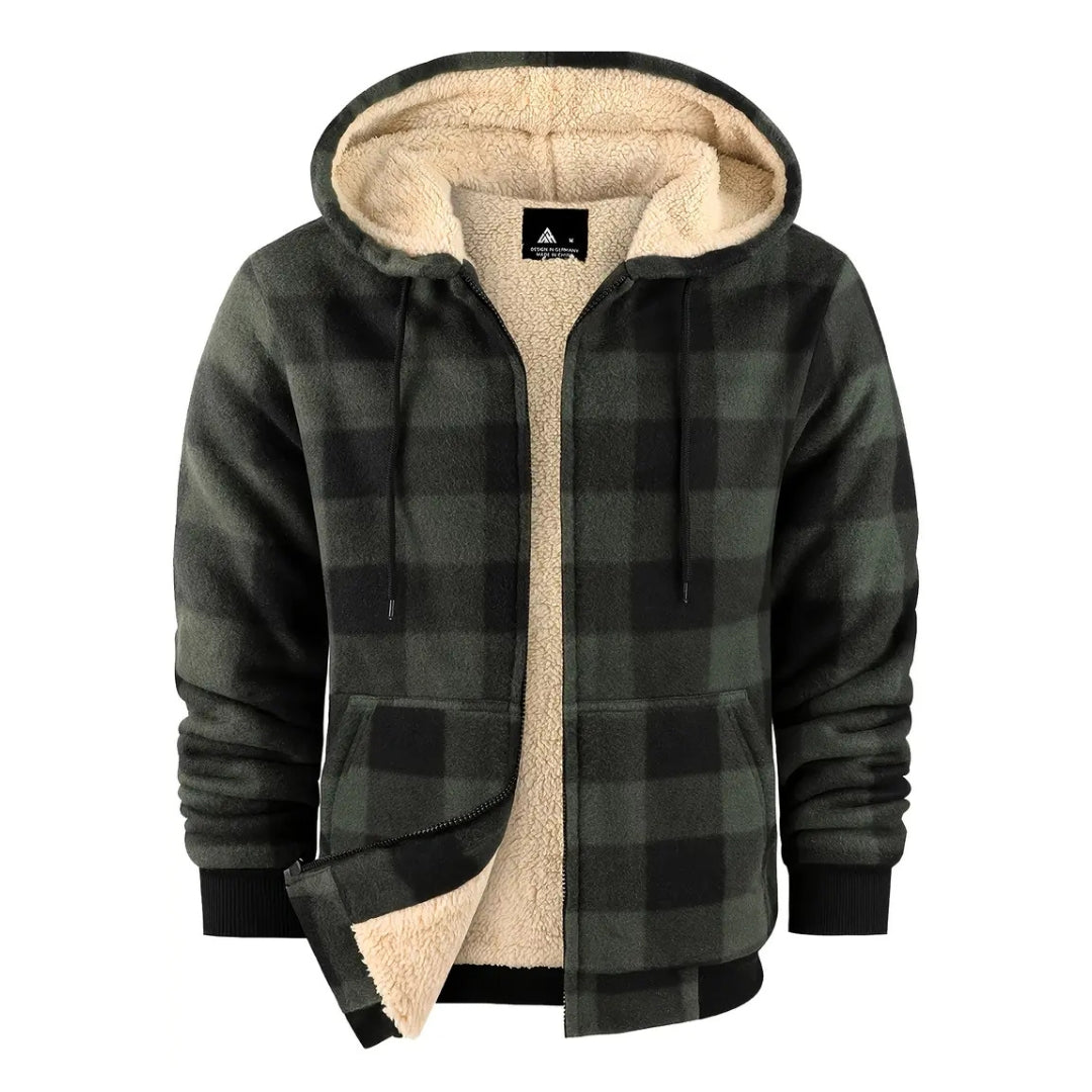 Fleece Hoodie – Sherpa Lined – Winter Jacket