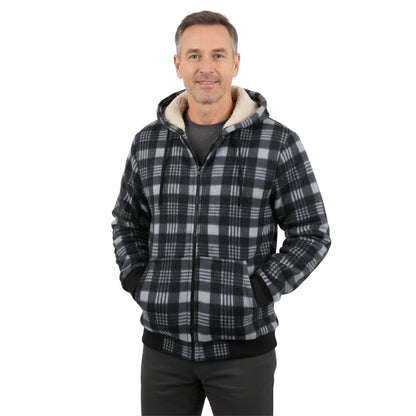 Fleece Hoodie – Sherpa Lined – Winter Jacket