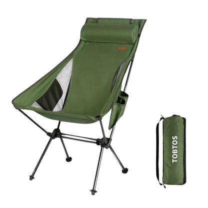Foldable Camping Chair – Ergonomic Support – Portable Comfort