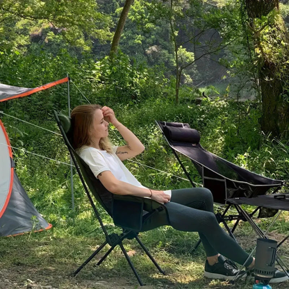 Foldable Camping Chair – Ergonomic Support – Portable Comfort
