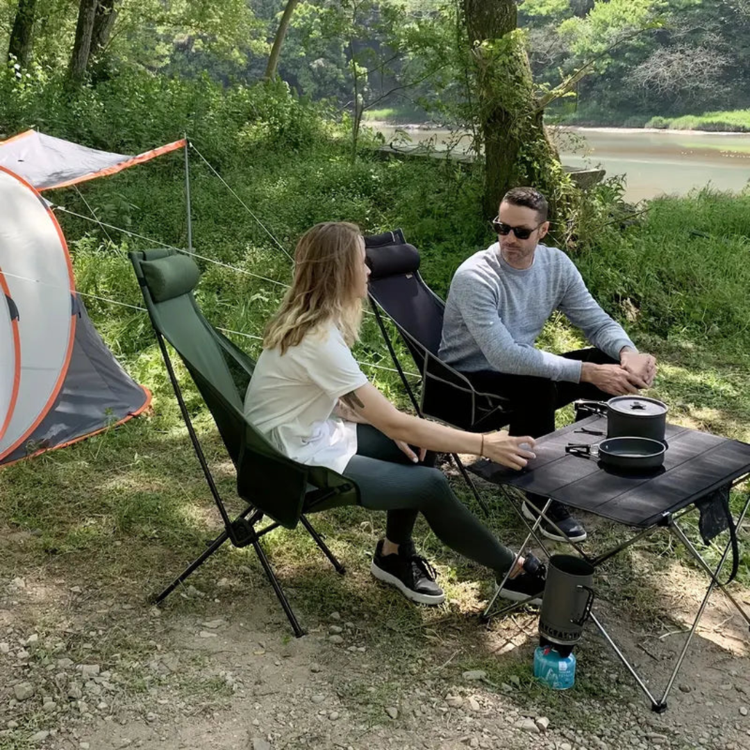 Foldable Camping Chair – Ergonomic Support – Portable Comfort