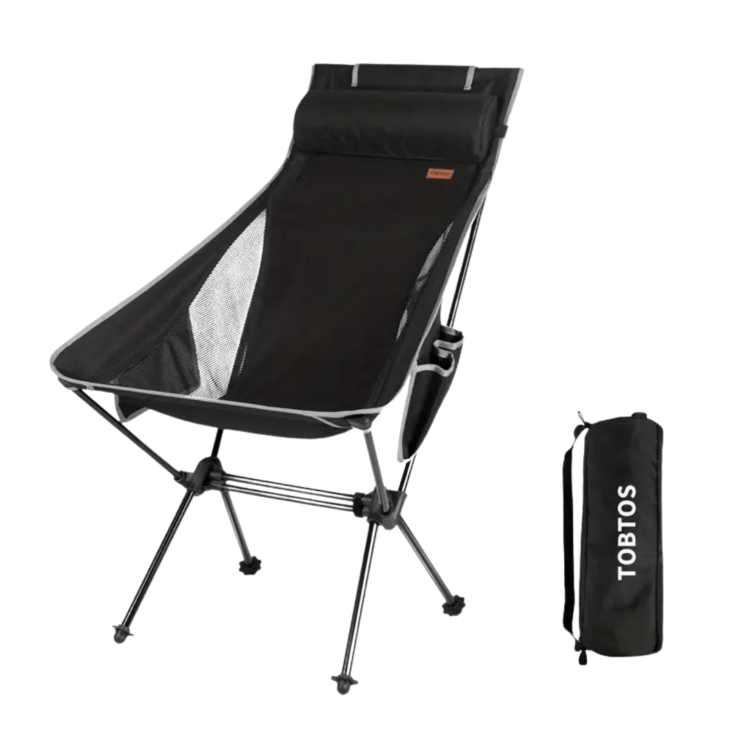 Foldable Camping Chair – Ergonomic Support – Portable Comfort