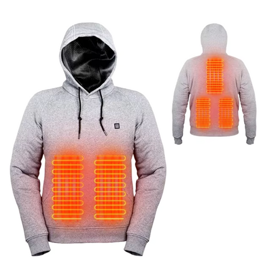 Heated Winter Hoodie – USB Powered Warmth