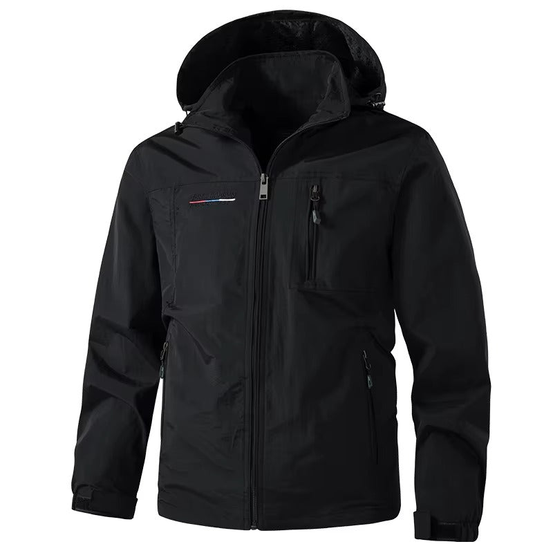 Men’s Autumn Jacket – Waterproof Hooded Coat