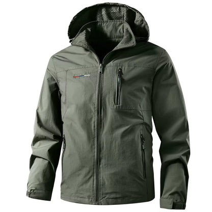 Men’s Autumn Jacket – Waterproof Hooded Coat