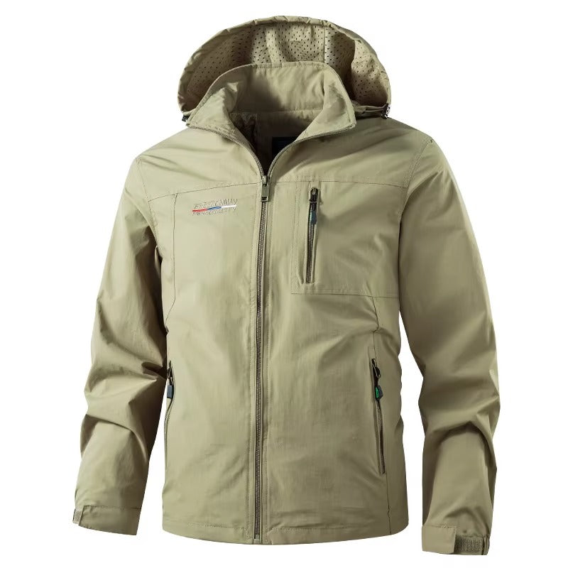 Men’s Autumn Jacket – Waterproof Hooded Coat