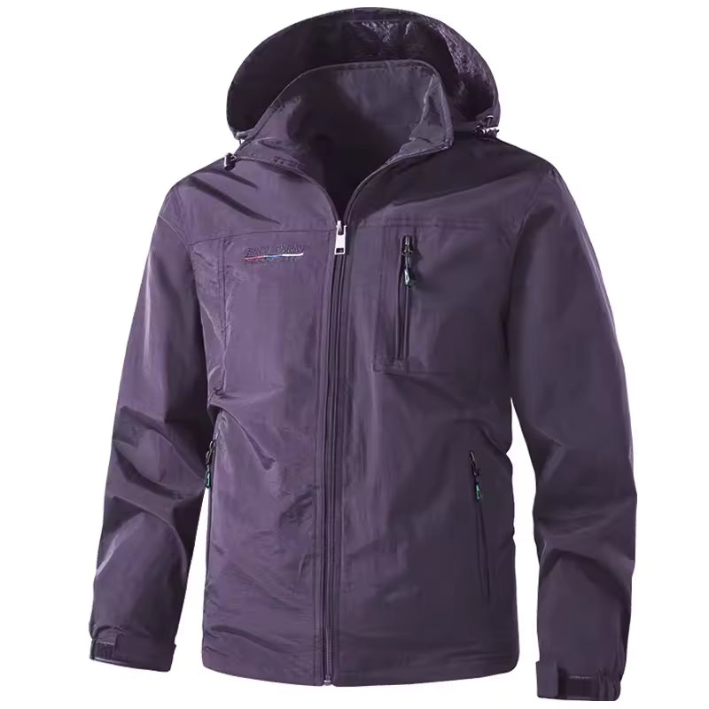 Men’s Autumn Jacket – Waterproof Hooded Coat