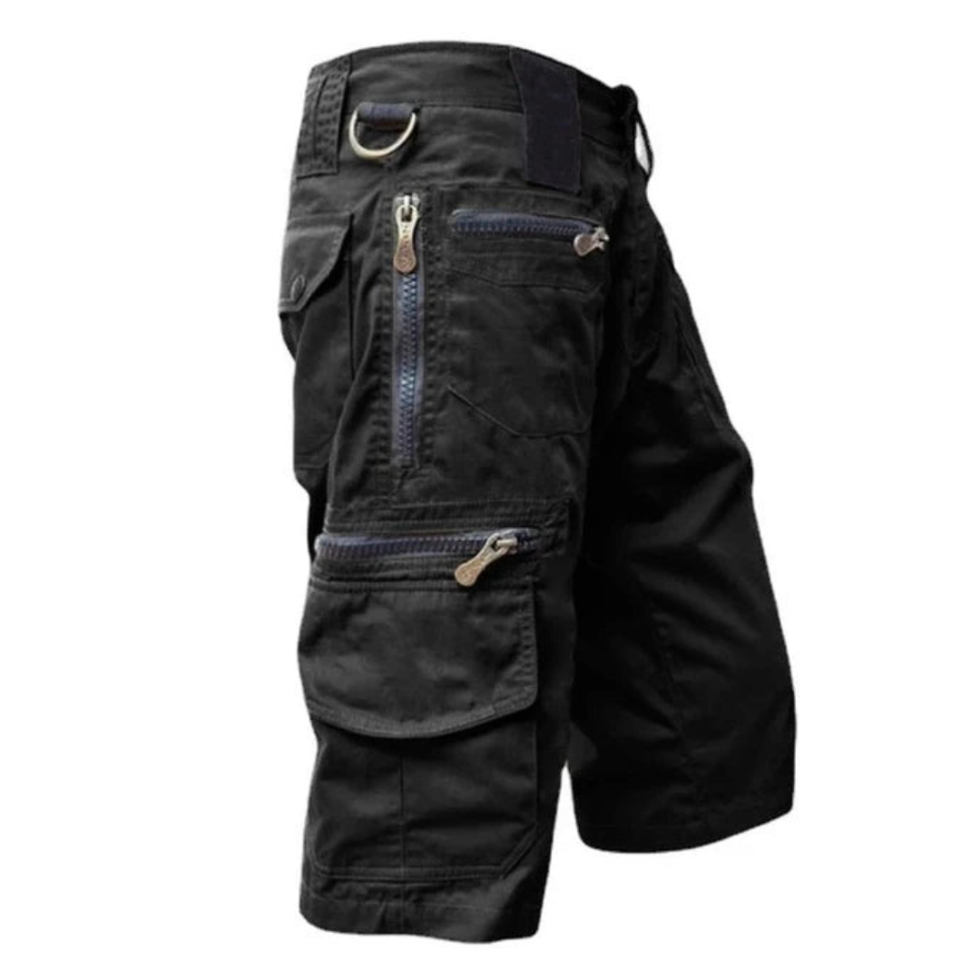 Men’s Cargo Shorts – Multi-Zip Pockets – Quick-Dry