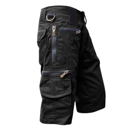 Men’s Cargo Shorts – Multi-Zip Pockets – Quick-Dry
