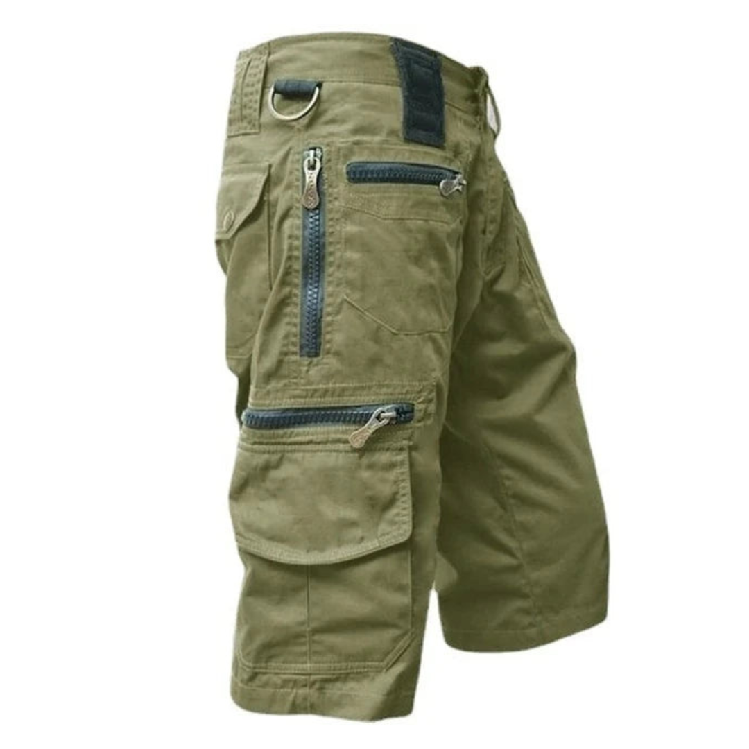 Men’s Cargo Shorts – Multi-Zip Pockets – Quick-Dry