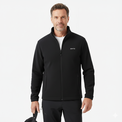 Men’s Fleece Jacket – Sporty – Outdoor Warmth