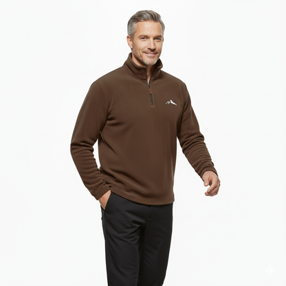 Men’s Fleece Pullover – Warm Winter Outdoor Sweatshirt
