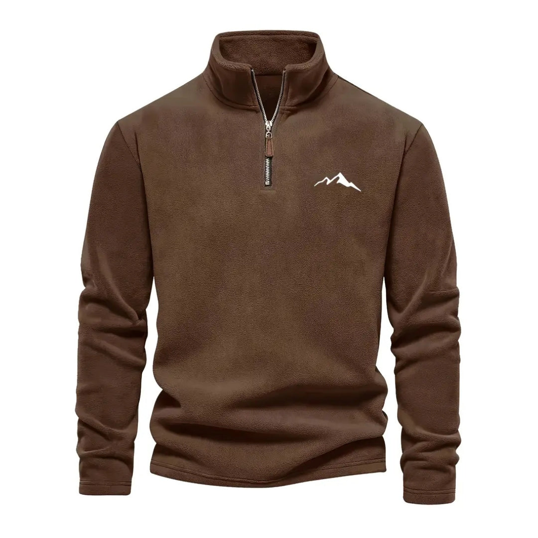 Men’s Fleece Pullover – Warm Winter Outdoor Sweatshirt
