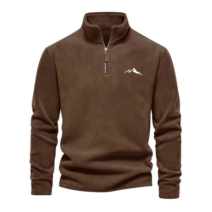 Men’s Fleece Pullover – Warm Winter Outdoor Sweatshirt