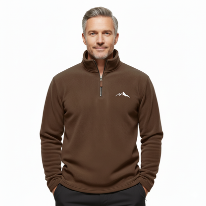 Men’s Fleece Pullover – Warm Winter Outdoor Sweatshirt