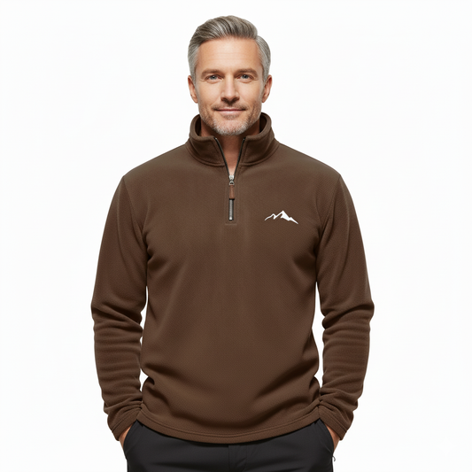 Men’s Fleece Pullover – Warm Winter Outdoor Sweatshirt