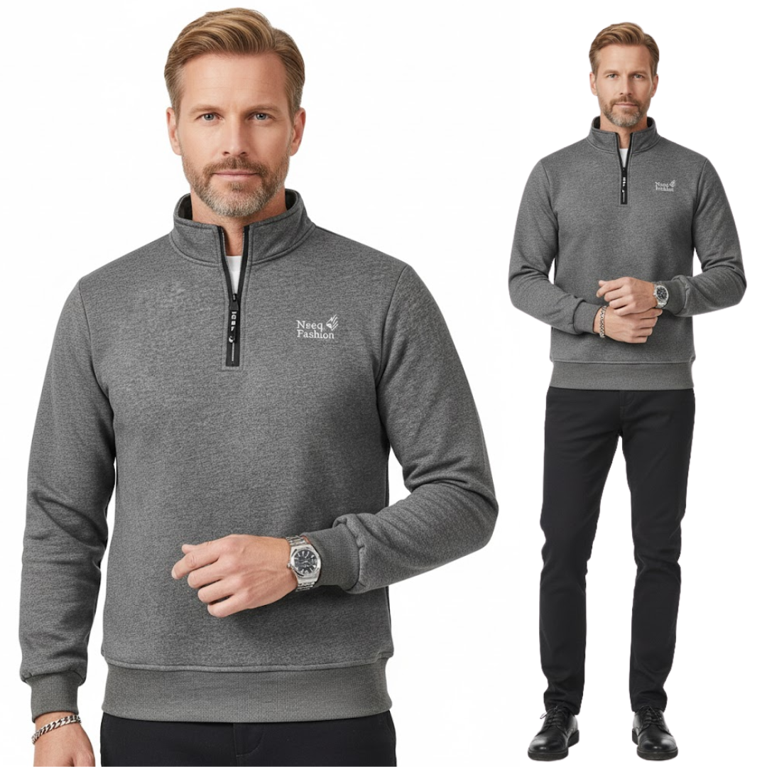 Men’s Fleece Sweatshirt – Warm & Soft – Casual Winter Style