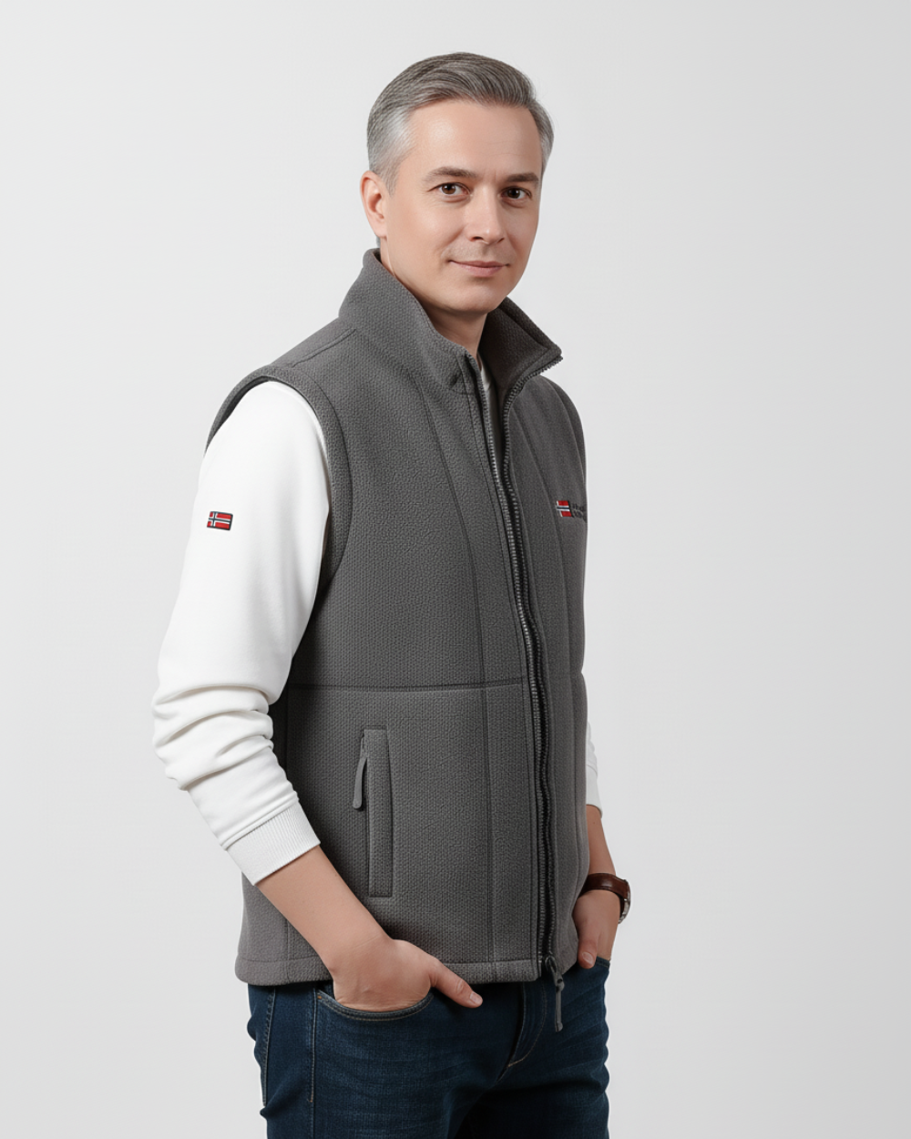 Men’s Fleece Vest – Lightweight & Warm