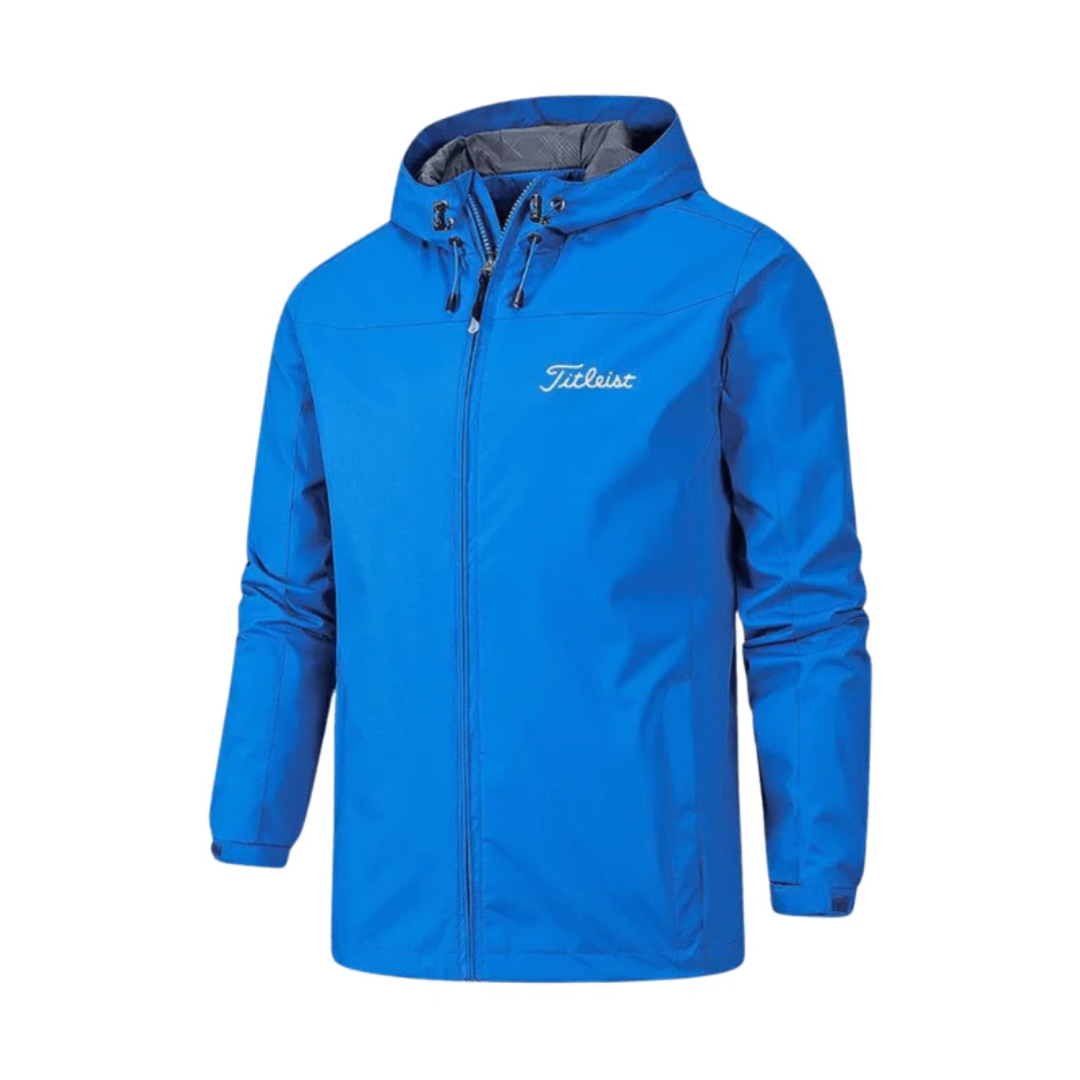 Men’s Golf Jacket – Windproof – With Detachable Hood
