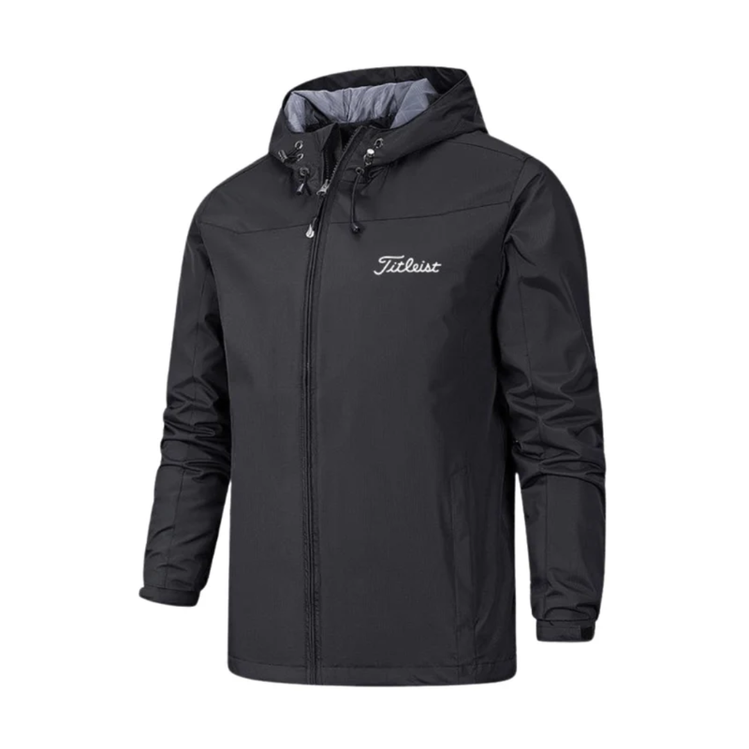 Men’s Golf Jacket – Windproof – With Detachable Hood