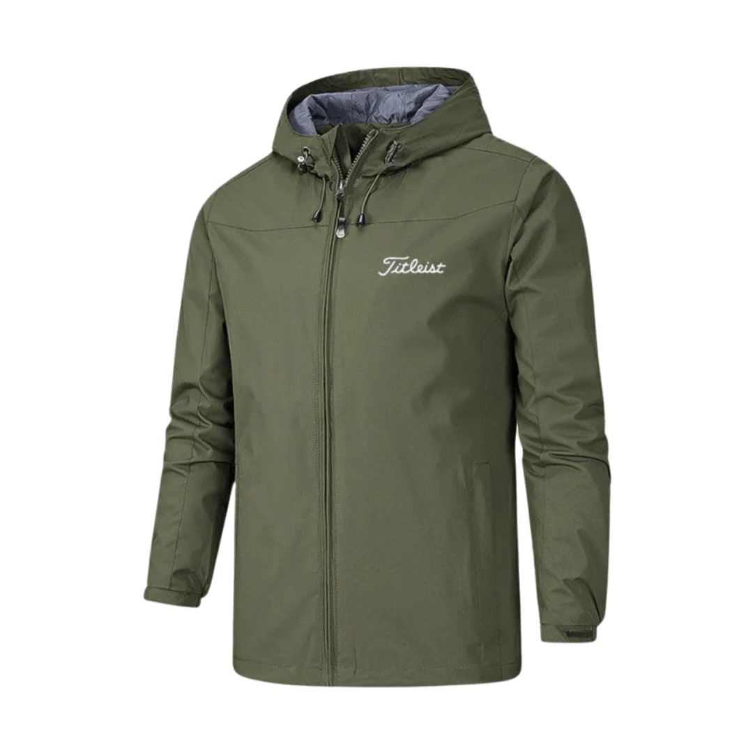 Men’s Golf Jacket – Windproof – With Detachable Hood