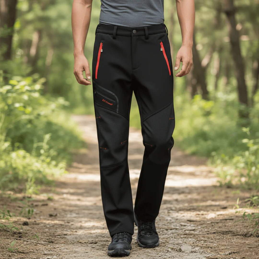 Men’s Hiking Pants – Waterproof – Breathable & Warm Softshell