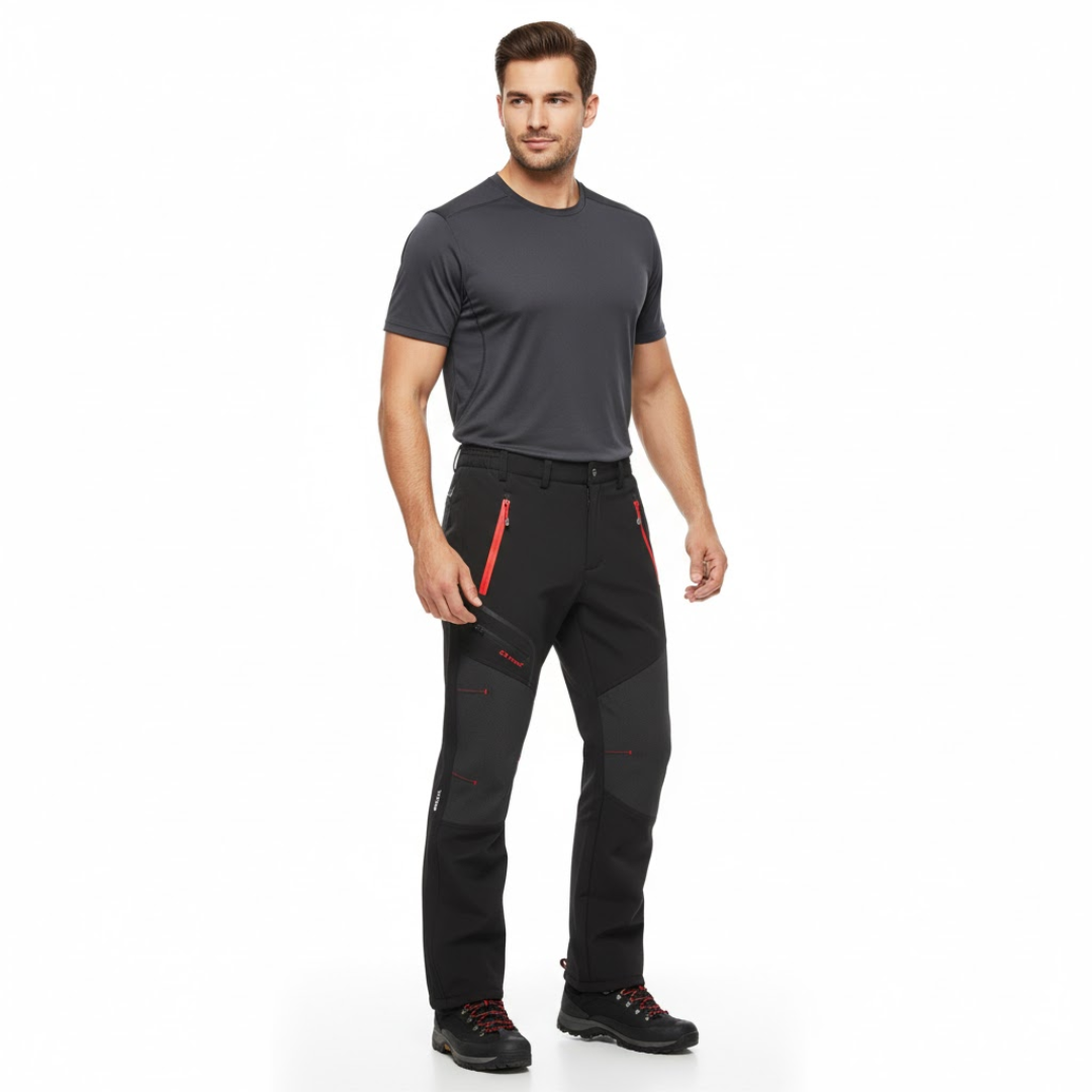Men’s Hiking Pants – Waterproof – Breathable & Warm Softshell