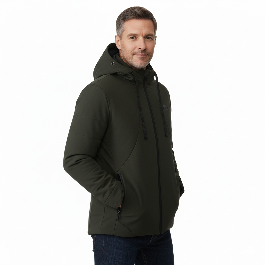Men’s Hooded Jacket – Lightweight, Waterproof